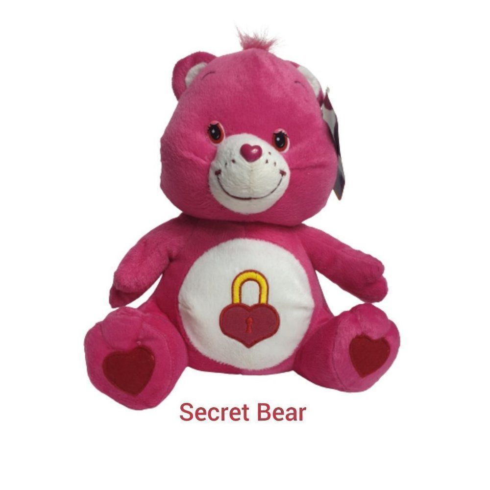 Care Bears Secret Bear Plush 12" VTG 2006 Collectible Plush Stuffed Animal NWT